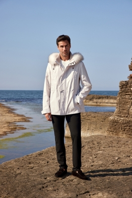 LAKE Fox Fur Detailed Waterproof Men's Jacket
