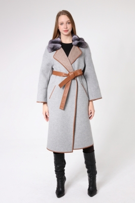 ROVI- Fox Fur Alpaca Women's Coat