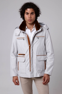 White, MATTE New Traveller Waterproof Men's Jacket