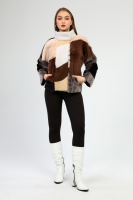 FOARTE Women's Fur Coat 