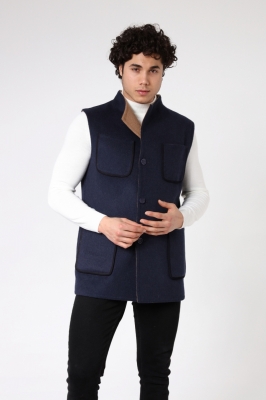 DIVER Double-Sided Men's Cashmere Vest