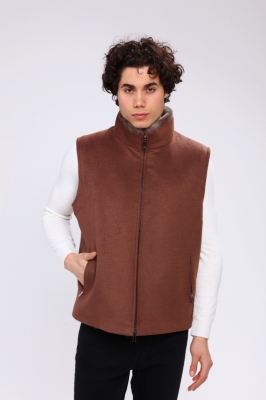Copper, NOCK Men's Cashmere Vest 